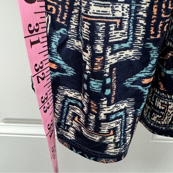 MISA Revolve Poppy Navy Aztec Off the Shoulder Dress - Picture 11 of 13